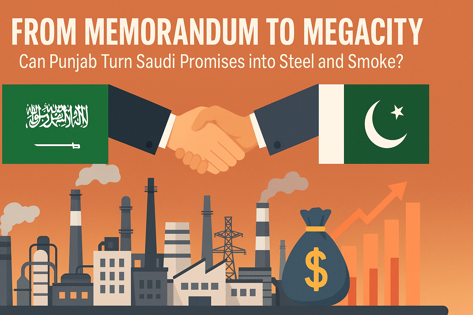 Saudi Industrial City in Punjab: Transforming 1 MOU to a Bold Leap for Pakistan’s Economic Future 3 Saudi Industrial City in Punjab: From Memorandum to Megacity