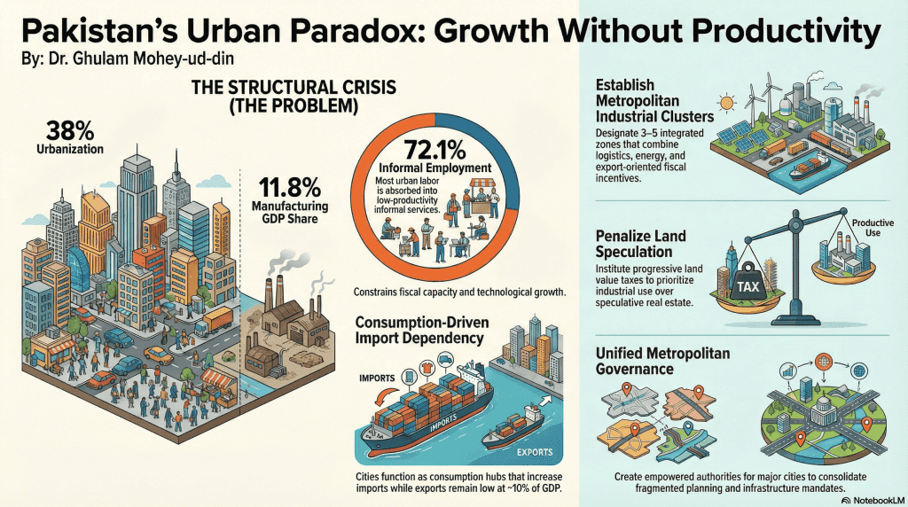 Urbanization without Productivity: Pakistan's Missing Structural Transformation