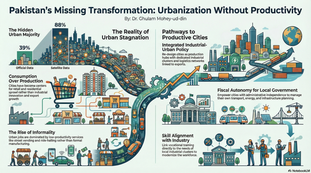 Urbanization without Productivity: Pakistan's Missing Structural Transformation